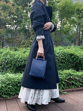 「ANEVER（アンエバー）のアイテム」を使った、コヤマさん（レディース・158cm）の秋コーディネート