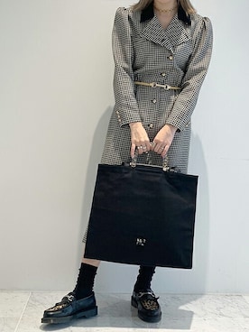 「ANEVER（アンエバー）のアイテム」を使った、コヤマさん（レディース・158cm）の秋コーディネート