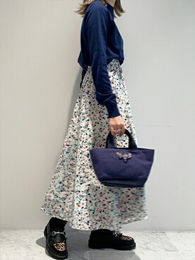 「ANEVER（アンエバー）のアイテム」を使った、コヤマさん（レディース・158cm）の秋コーディネート