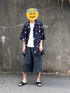 「EFFECTEN」｜ゼロから始めるマンさん（メンズ・179cm）の夏コーディネート