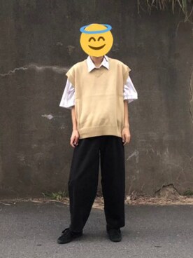 「韓流」｜ゼロから始めるマンさん（メンズ・179cm）の秋コーディネート