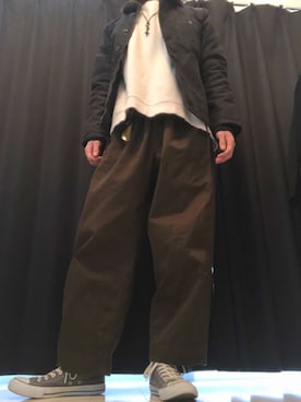 「MR.OLIVE（ミスターオリーブ）のアイテム（財布/小物）」を使った、cokeさん（メンズ・172cm）の冬コーディネート