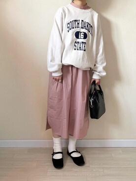 「LENO（リノ）のアイテム（ワンピース/ドレス）」を使った、ゆうさん（レディース・157cm）の冬コーディネート