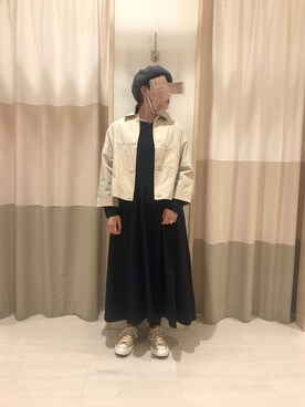 「sm2rhythm（サマンサモスモスリズム）のアイテム（その他アウター）」を使った、nagiさん（レディース・156cm）の秋コーディネート