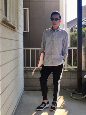 「Detail（ディテール）のアイテム」を使った、Tomojさん（メンズ・164cm）の夏コーディネート