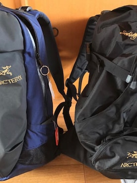 「ARC'TERYX（アークテリクス）のARC’TERYX×BEAMS / 40th別注 SEBRING（バックパック/リュック、ブラック系）」を使った、卓馬さん（メンズ・183cm）の冬コーディネート