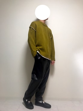 「archives（アルシーヴ）のアイテム」を使った、りょうさん（メンズ・173cm）の冬コーディネート