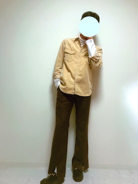 「RAGEBLUE（レイジブルー）のアイテム（ローファー）」を使った、りょうさん（メンズ・173cm）の冬コーディネート