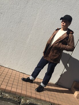 「417 by EDIFICE」｜「アイテム（その他アウター）」を使った、shun kinoshitaさん（メンズ・170cm）の冬コーディネート
