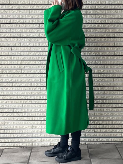 ルシェルブルーオーバーサイズ ロングコート 緑色 LE CIEL BLEU（ロングコート）のフリマアイテム一覧