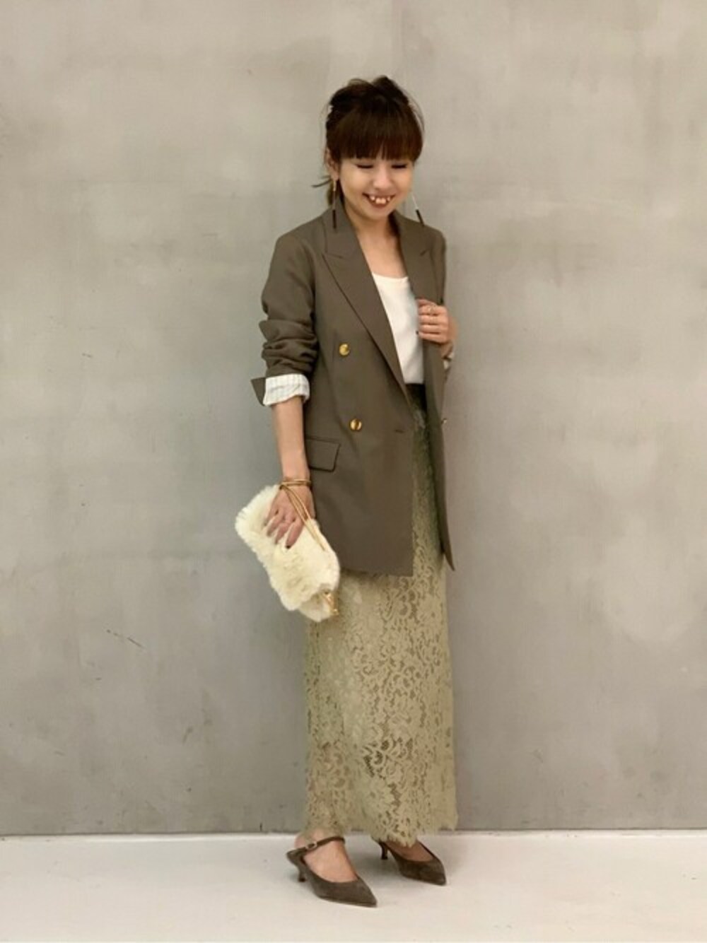 Noble（ノーブル）の「リバーレーススカート◇（スカート）」 - WEAR