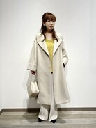 Noble（ノーブル）の「トリプルクロスガウンコート◇（ノーカラー