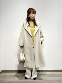 Noble（ノーブル）の「トリプルクロスガウンコート◇（ノーカラー