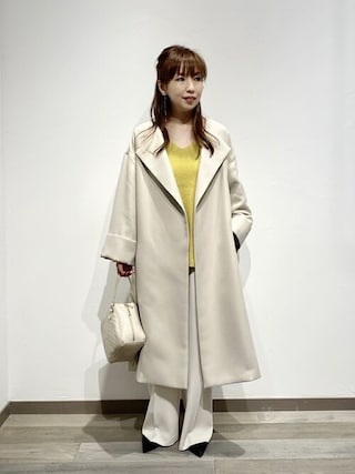 Noble（ノーブル）の「ウールカシミヤ総針Vネックプルオーバー