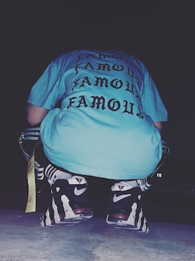 「WORLD WIDE FAMOUS（ワールドワイドフェイマス）のアイテム」を使った、よっしーさん（メンズ・171cm）の夏コーディネート