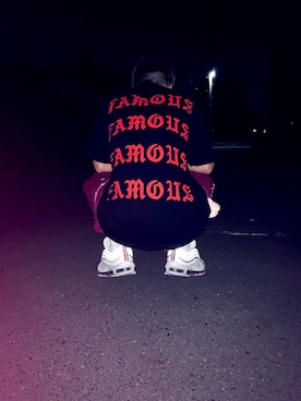 「WORLD WIDE FAMOUS（ワールドワイドフェイマス）のアイテム」を使った、よっしーさん（メンズ・171cm）の夏コーディネート