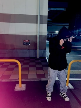 「WORLD WIDE FAMOUS（ワールドワイドフェイマス）のアイテム」を使った、よっしーさん（メンズ・171cm）の秋コーディネート