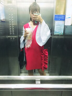 「MSGM（エムエスジーエム）のアイテム（ワンピース）」を使った、Somnus_daiさん（レディース・160cm）の夏コーディネート
