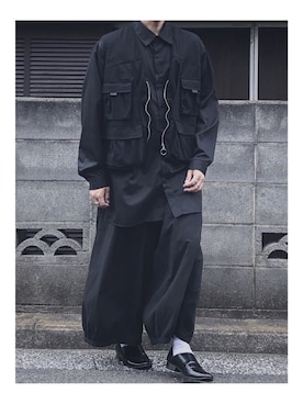 「ROCK STE（ロクステ）のアイテム」を使った、スズキさん（メンズ・169cm）の秋コーディネート