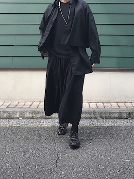 「ROCK STE（ロクステ）のアイテム」を使った、スズキさん（メンズ・169cm）の秋コーディネート