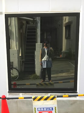 「CAMPER（カンペール）のアイテム（スリッポン）」を使った、KREATENERさん（メンズ・176cm）の秋コーディネート
