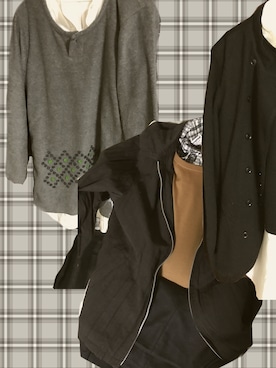 「COMME des GARCONS HOMME（コム デ ギャルソン・オム）のアイテム（ブルゾン）」を使った、KREATENERさん（メンズ・176cm）の冬コーディネート