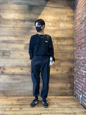 「XLARGE（エクストララージ）のアイテム（財布/小物）」を使った、柳井 健太さん（メンズ・178cm）の春コーディネート