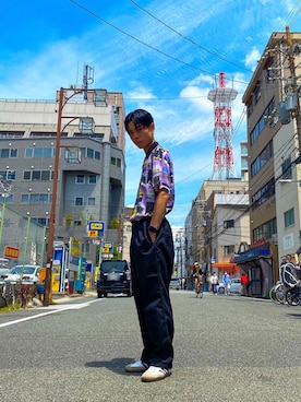 柳井 健太さん（メンズ・178cm）の春コーディネート