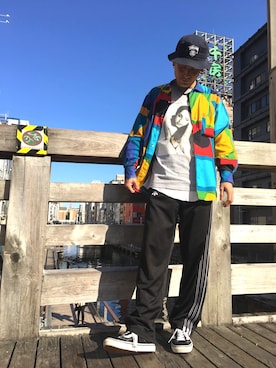 「alexanderwang（アレキサンダーワン）のアイテム（パンツ）」を使った、yoshida shinsukeさん（メンズ・180cm）の春コーディネート