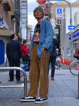 「KNU SKOOL」｜yoshida shinsukeさん（メンズ・180cm）の秋コーディネート