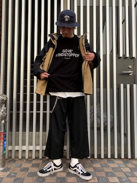 「ADER error」｜「アイテム（財布/小物）」を使った、yoshida shinsukeさん（メンズ・180cm）の冬コーディネート