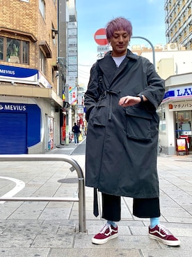 「Apple Watch」｜「アイテム（ジャケット/アウター）」を使った、yoshida shinsukeさん（メンズ・180cm）の春コーディネート