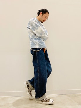 「Right-on（ライトオン）のアイテム（スウェット）」を使った、けんたさん（メンズ・163cm）の冬コーディネート