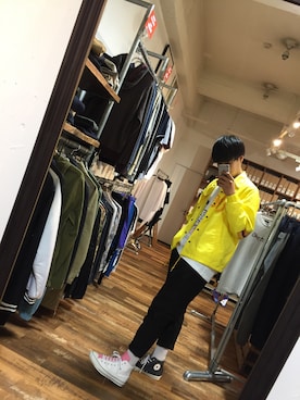 「FACETASM（ファセッタズム）のアイテム（その他アウター）」を使った、まさたかさん（メンズ・180cm）の夏コーディネート