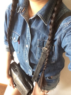 「ドラフトリーバイス」｜「アイテム（ショルダーバッグ）」を使った、Marinaさん（レディース・157cm）の夏コーディネート