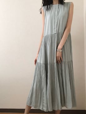 「PLST（プラステ）のアイテム（ワンピース/ドレス）」を使った、YUUさん（レディース・168cm）の夏コーディネート