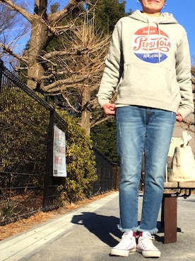 「柴犬」｜「アイテム（その他）」を使った、ゆりさん（レディース・154cm）の冬コーディネート