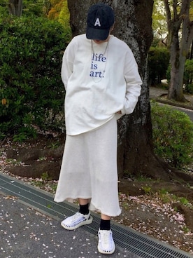 「Cou Cou!（クゥクゥ）のアイテム」を使った、ゆりさん（レディース・154cm）の春コーディネート