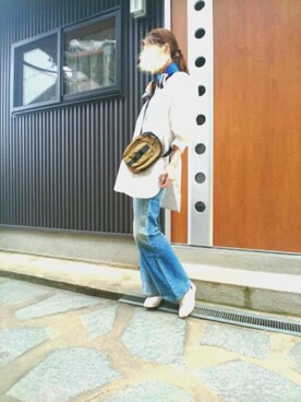 「ノースフェイス」｜Kさん（レディース・162cm）の春コーディネート