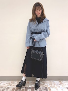 risakoさん（レディース・160cm）の春コーディネート