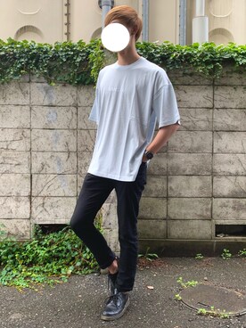 「RAGEBLUE（レイジブルー）のアイテム（その他シューズ）」を使った、しぐぅ🌙さん（メンズ・180cm）の秋コーディネート