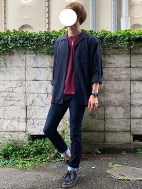 しぐぅ🌙さん（メンズ・180cm）の秋コーディネート