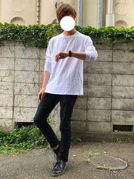 「RAGEBLUE（レイジブルー）のアイテム（その他シューズ）」を使った、しぐぅ🌙さん（メンズ・180cm）の秋コーディネート