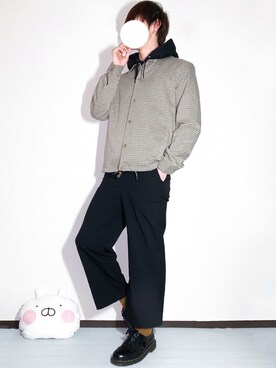 しぐぅ🌙さん（メンズ・180cm）の春コーディネート