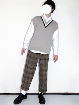 しぐぅ🌙さん（メンズ・180cm）の春コーディネート