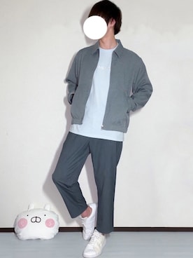 しぐぅ🌙さん（メンズ・180cm）の春コーディネート