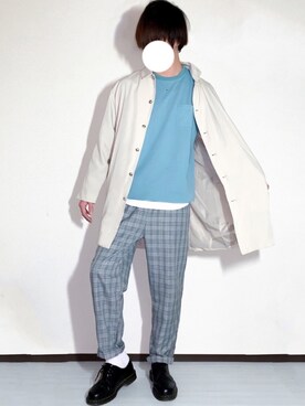 しぐぅ🌙さん（メンズ・180cm）の春コーディネート