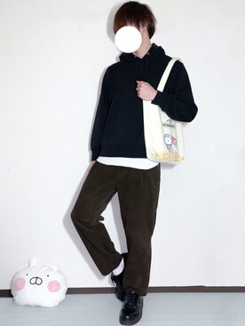 しぐぅ🌙さん（メンズ・180cm）の春コーディネート