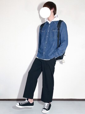 しぐぅ🌙さん（メンズ・180cm）の春コーディネート