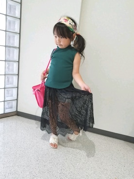 ayuさん（キッズ・120cm）の夏コーディネート